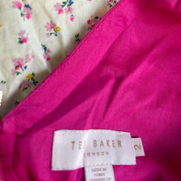 Ted Baker💞Daunaa fuchsia top women - Picture 9 of 9
